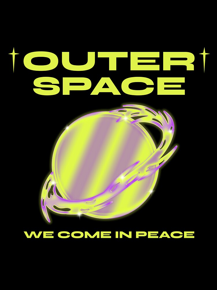 Outer Space by Eccentriquee T-Shirts, Hoodie, Sweatshirt | BlankRebels.com (Image 3)