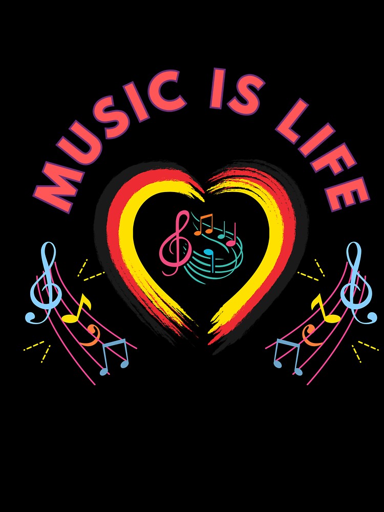 Music Is Life by Planet Agora T-Shirts, Hoodie, Sweatshirt | BlankRebels.com (Image 3)