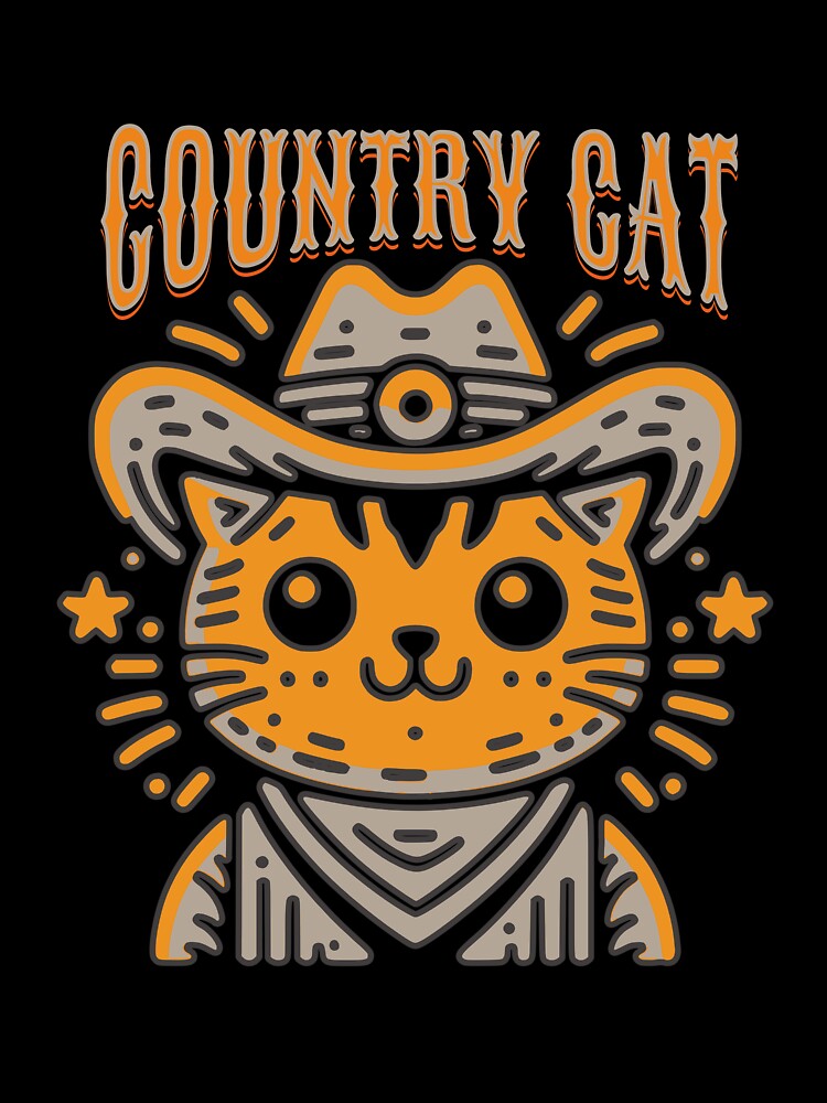 COUNTRY CAT by Tyloke-T-shirts Hoodie, Sweatshirt | BlankRebels.com (Image 3)