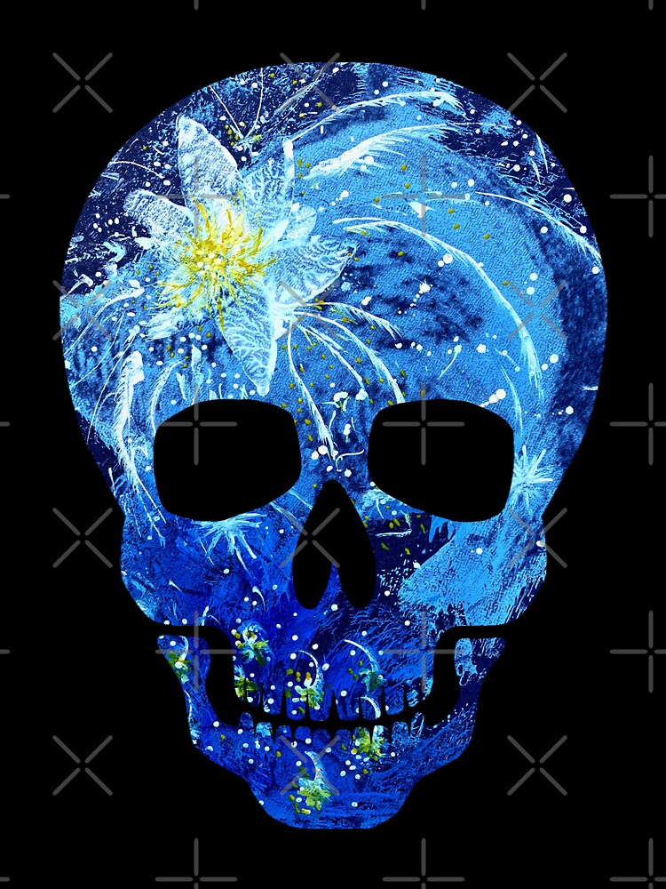 Born of a star flower abstract skull by TitaCris T-Shirts, Hoodie, Sweatshirt | BlankRebels.com (Image 3)