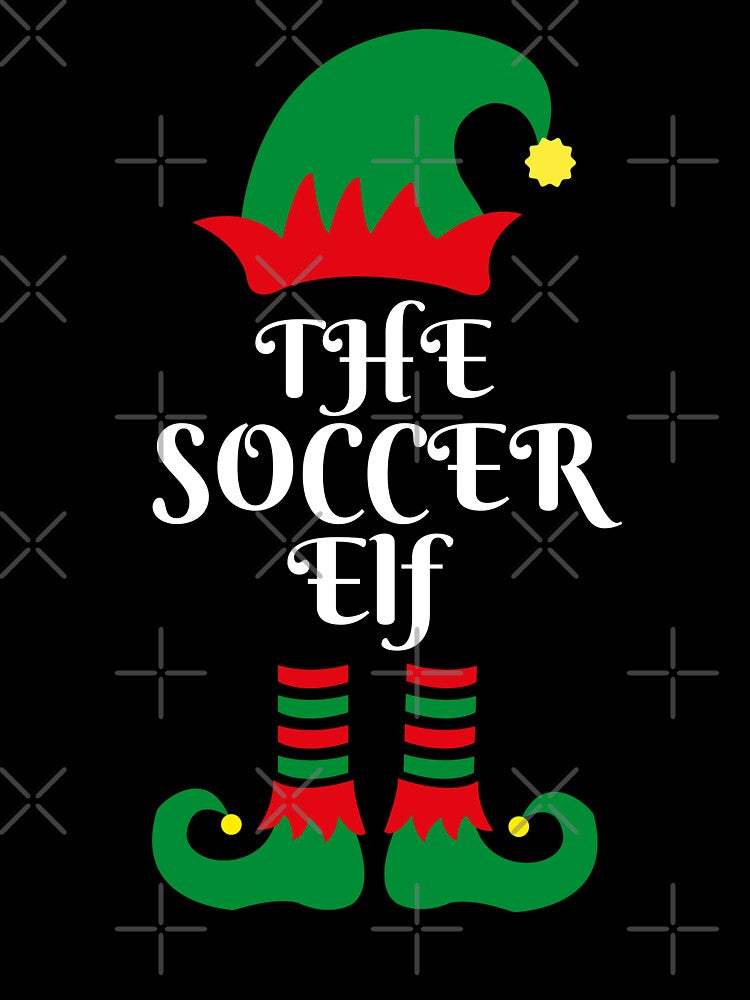 The Soccer Elf, Santa's Helper, Christmas Family Matching Pyjama by Cheffsspecials