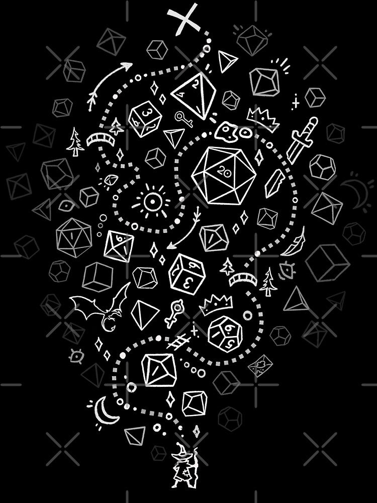 DnD D20 - The Adventure Begins! by keyvei T-Shirts, Hoodie, Sweatshirt | BlankRebels.com (Image 3)
