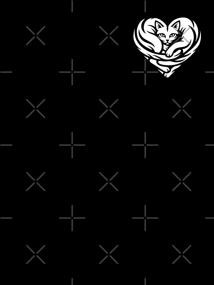 <3 Cat V2 Small (white) by Loominaite T-Shirts, Hoodie, Sweatshirt | BlankRebels.com (Image 3)