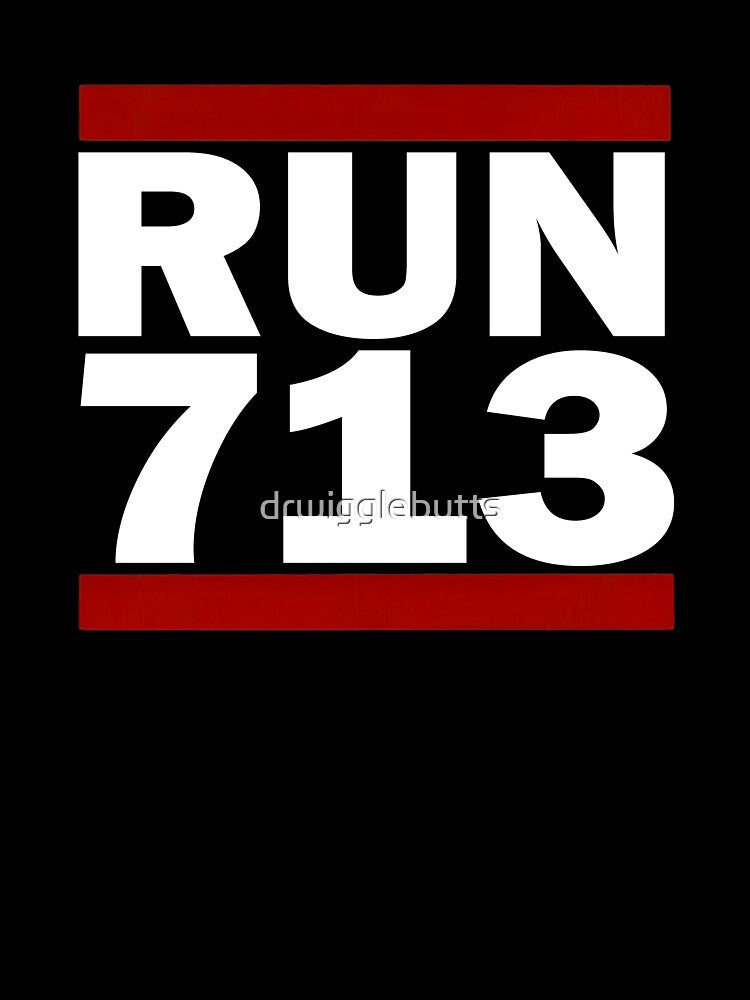 713 Design Run Texas Area Code Design Texas Running Gifts by drwigglebutts T-Shirts, Hoodie, Sweatshirt (Image 3)