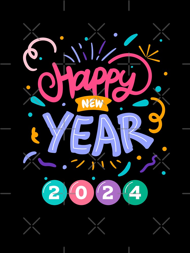 Happy New Year 2024 by GJ-Creations T-Shirts, Hoodie, Sweatshirt | BlankRebels.com (Image 3)