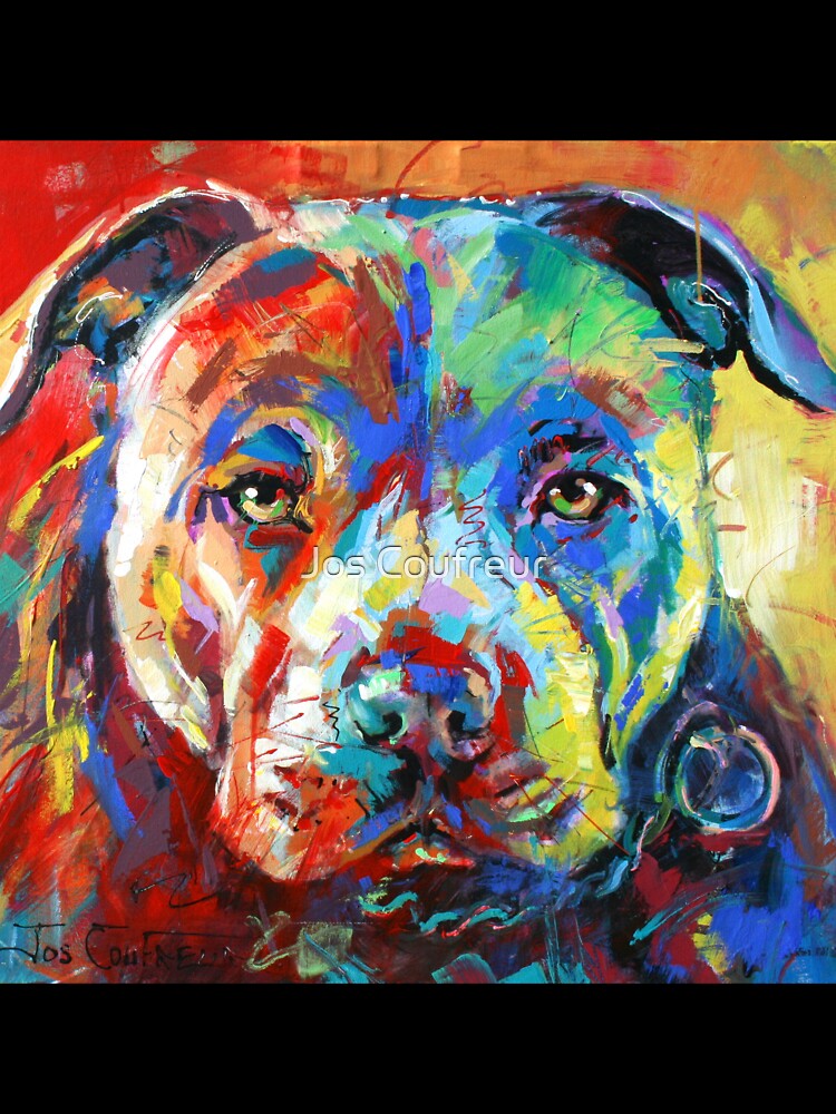 Stafforshire Bull Terrier by Jos Coufreur