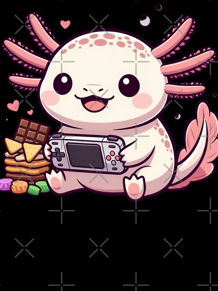 Cute Axolotl Gamer Aesthetic – Cozy Gaming Vibes by GrumpySableye T-Shirts, Hoodie, Sweatshirt | BlankRebels.com (Image 3)