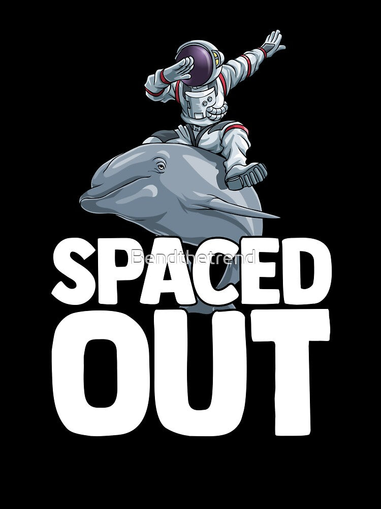 Spaced Out Astronaut Dolphin Outserspace Science Geek by Bendthetrend T-Shirts, Hoodie, Sweatshirt (Image 3)