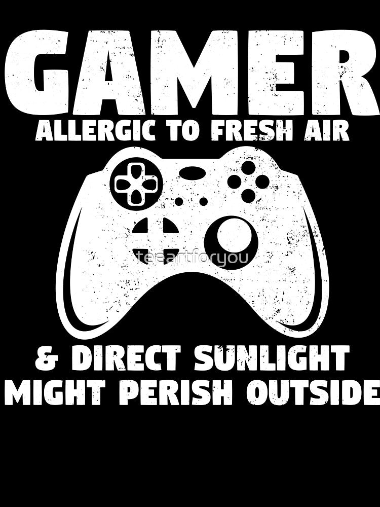Funny gamer video games gaming design for video games online gaming lovers by teeartforyou T-Shirts, Hoodie,... (Image 3)