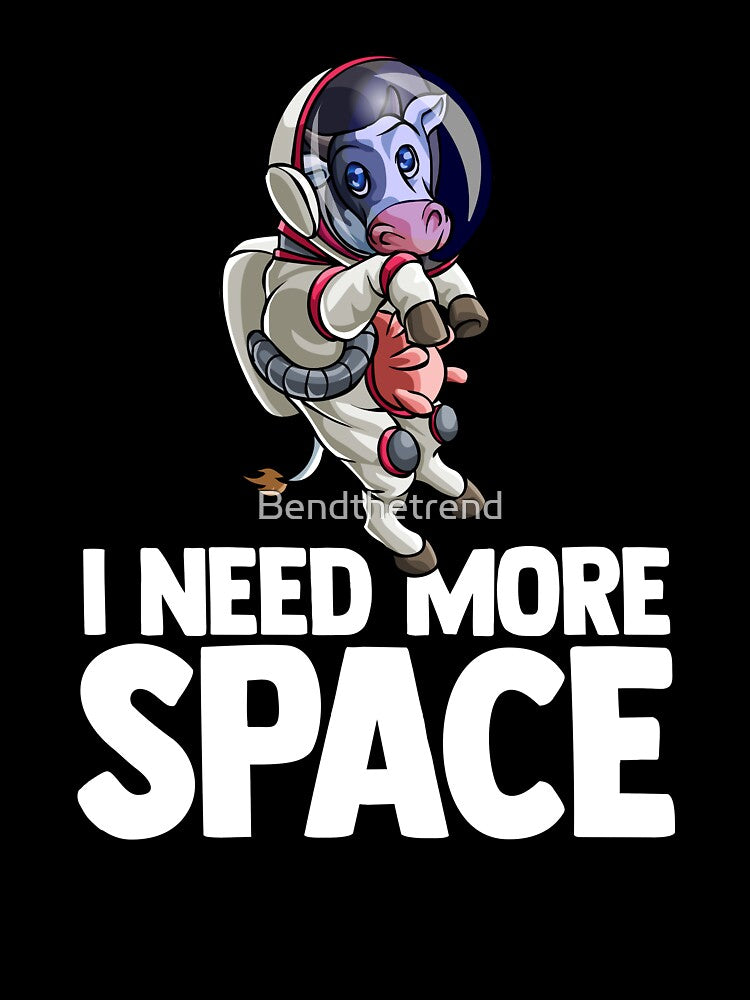 I Need More Space Astronaut Cow Outserspace Science Geek by Bendthetrend T-Shirts, Hoodie, Sweatshirt (Image 3)