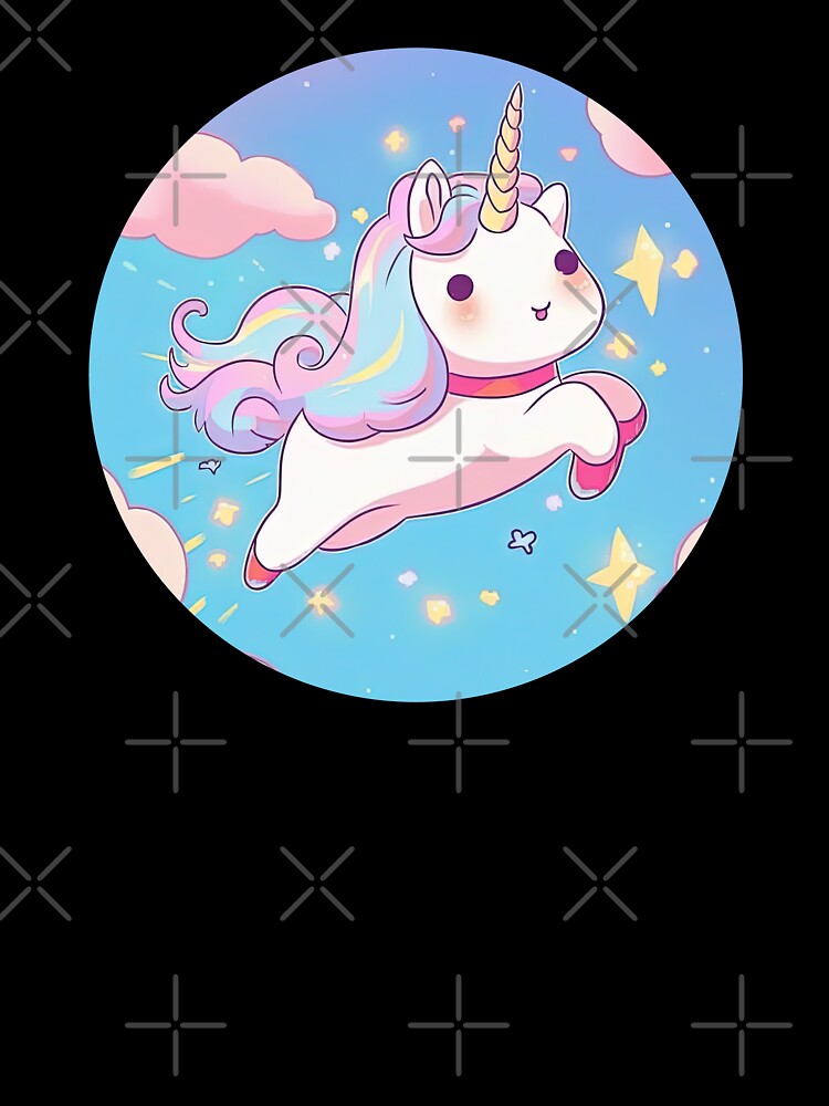 Cute Jumping Unicorn by duke818 T-Shirts, Hoodie, Sweatshirt | BlankRebels.com (Image 3)