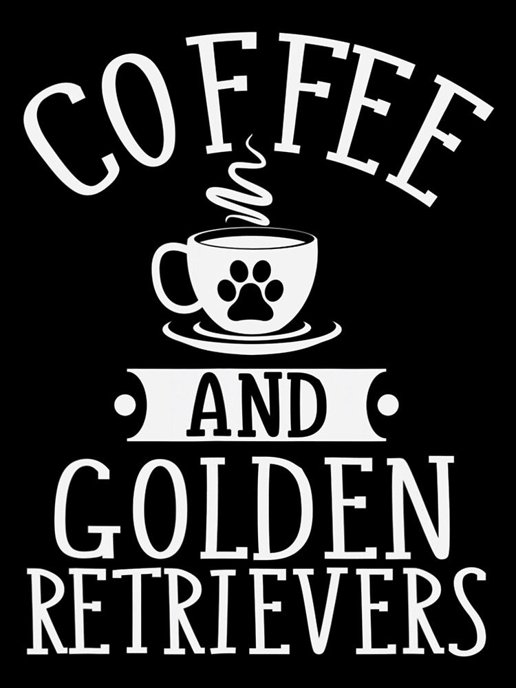Coffee and Golden Retriever Hoodie for Dog Mom Pullover by NiceStore095