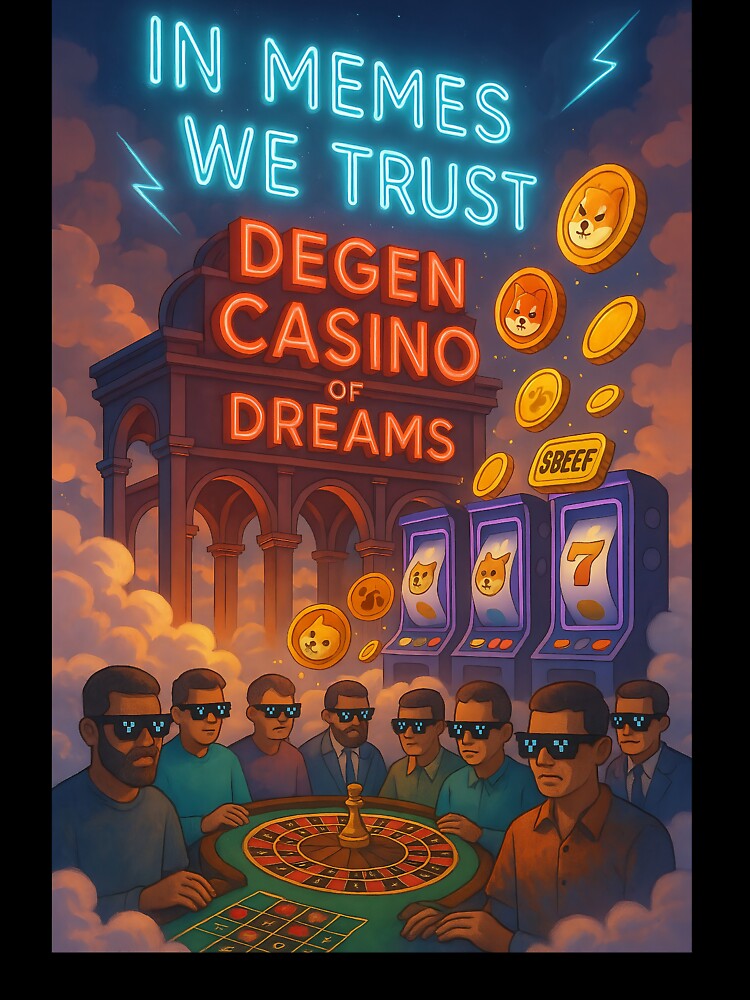 Degen Casino of Dreams by Bored Elon T-Shirts, Hoodie, Sweatshirt | BlankRebels.com (Image 3)