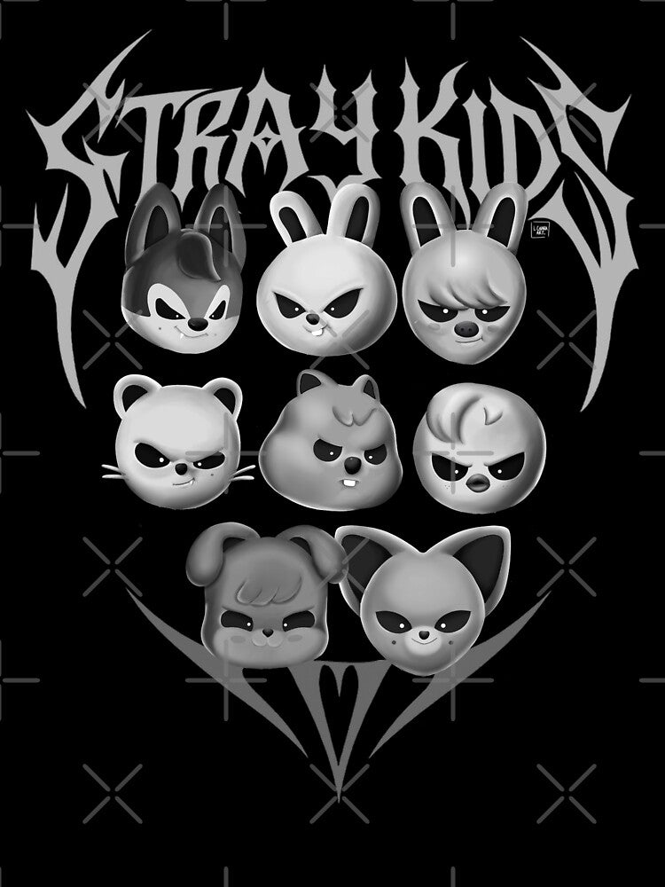 Evil SKZOO! -OT8 by LChiaraArt T-Shirts, Hoodie, Sweatshirt | BlankRebels.com (Image 3)
