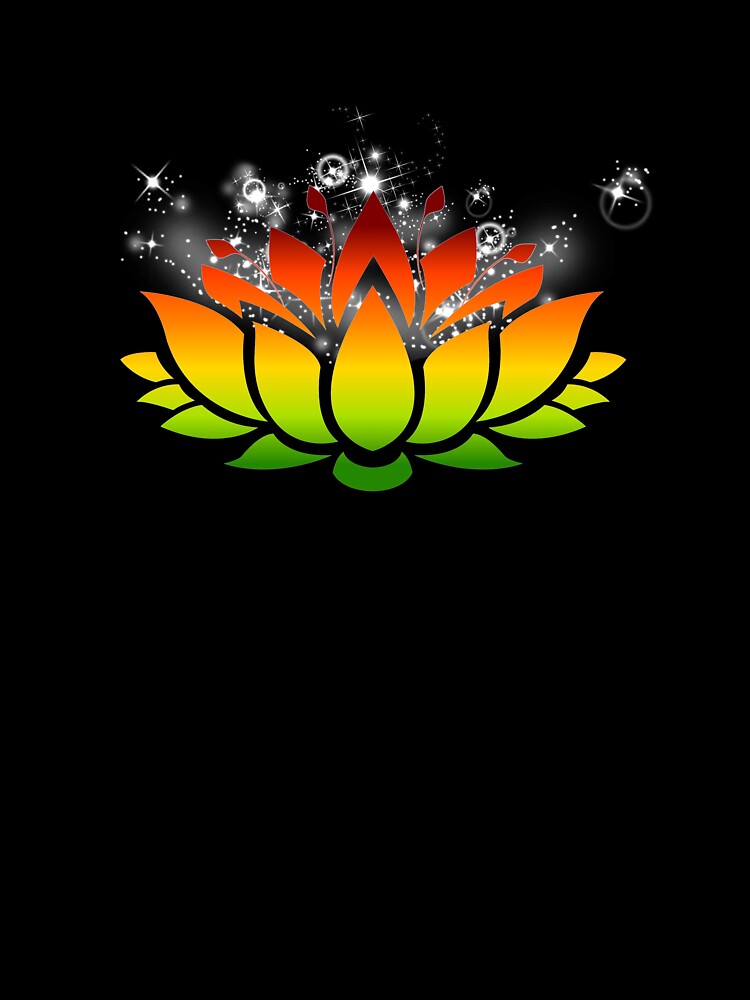 Sparkling Summer Lotus In Fall Hue by RosieSunflower T-Shirts, Hoodie, Sweatshirt | BlankRebels.com (Image 3)