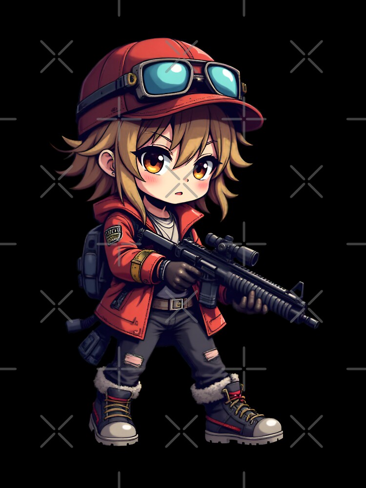 Anime Girl Hunter - Streetwear inspired art for posters, shirts & more by  VectorArtFactory