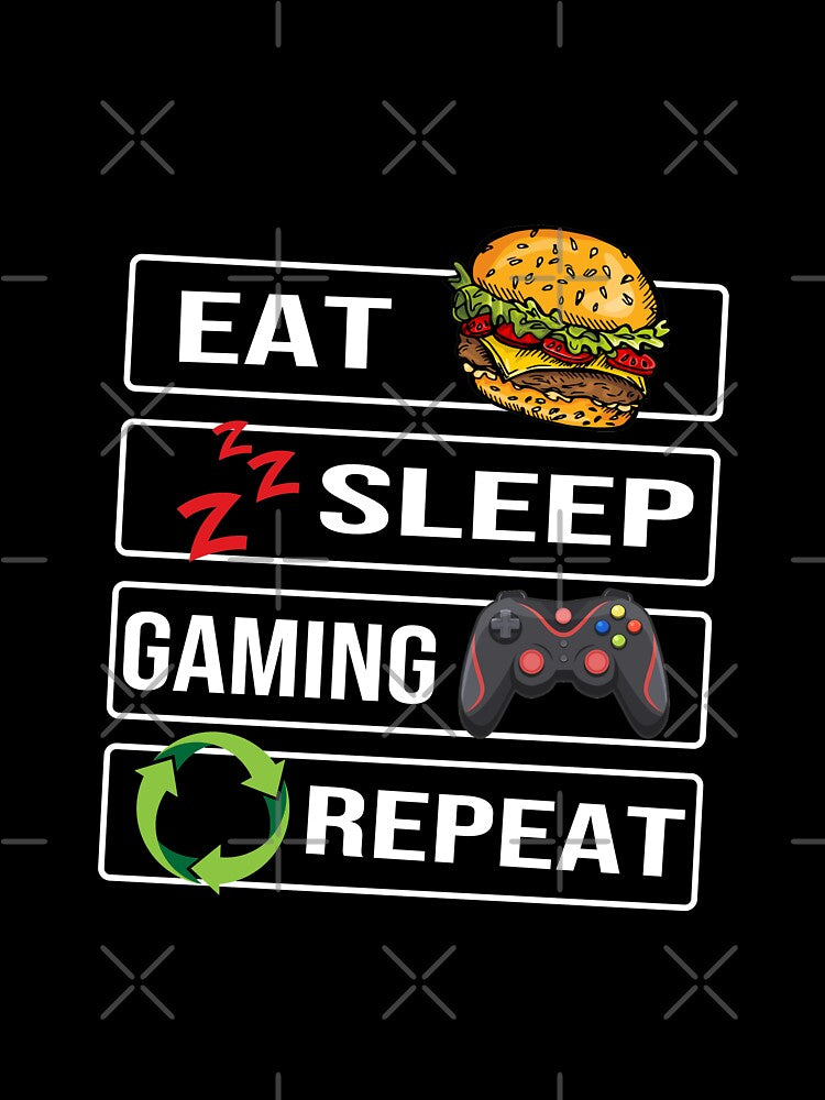Gamer Rotation Eat Sleep Game by AxzoGerman T-Shirts, Hoodie, Sweatshirt | BlankRebels.com (Image 3)