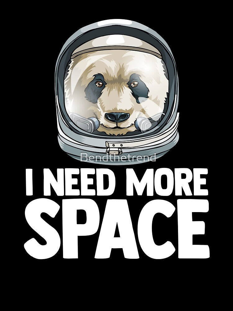 I Need More Space Astronaut Panda Outserspace Science Geek by Bendthetrend T-Shirts, Hoodie, Sweatshirt (Image 3)