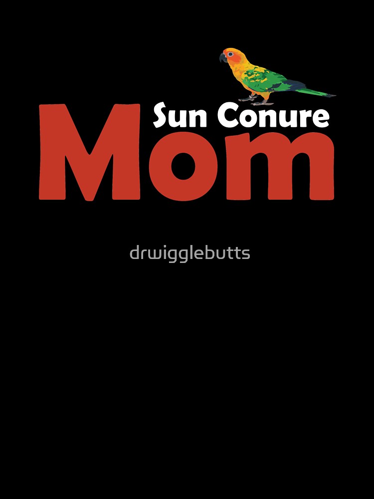 Sun Conure Mom Awesome Sun Conure Lover Shirt by drwigglebutts Hoodie, Sweatshirt | BlankRebels.com (Image 3)