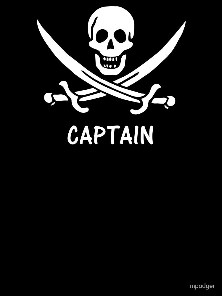 Pirate 33 CAPTAIN by mpodger T-Shirts, Hoodie, Sweatshirt | BlankRebels.com (Image 3)