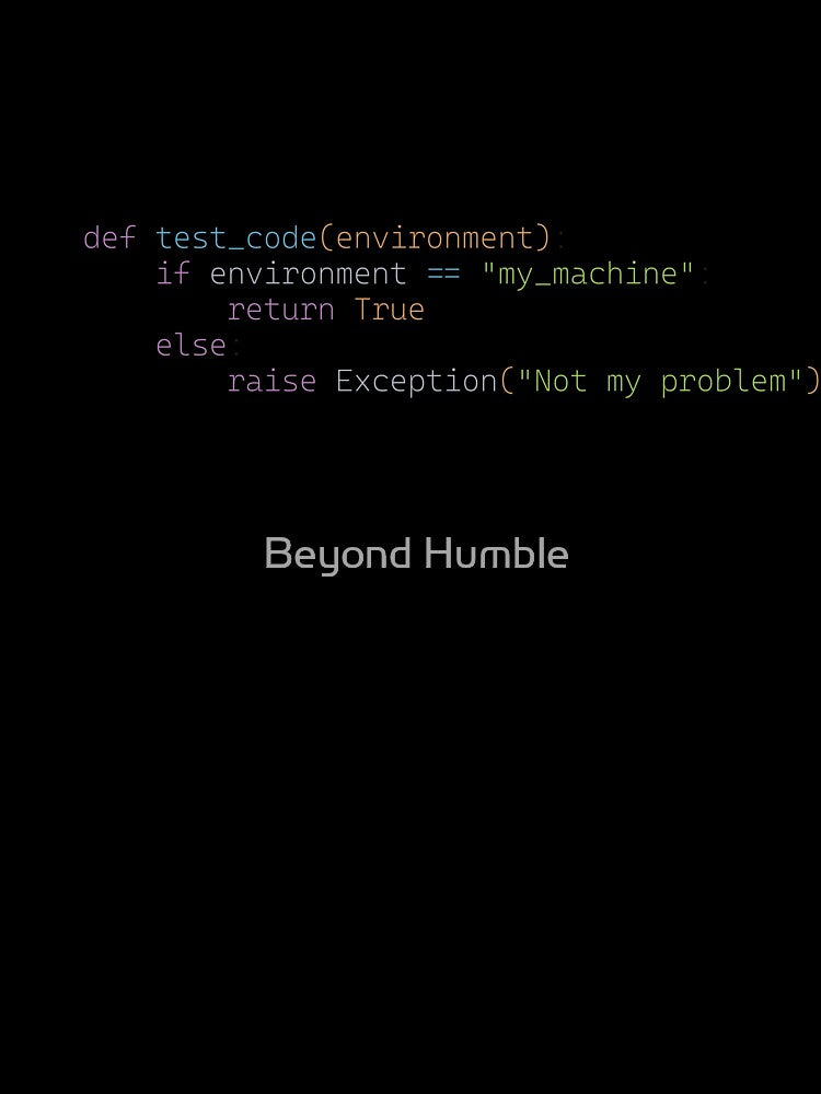 "It Works On My Machine" Developer by Beyond Humble T-Shirts, Hoodie, Sweatshirt | BlankRebels.com (Image 3)