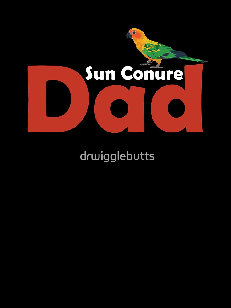 Sun Conure Dad Awesome Sun Conure Lover Shirt by drwigglebutts Hoodie, Sweatshirt | BlankRebels.com (Image 3)
