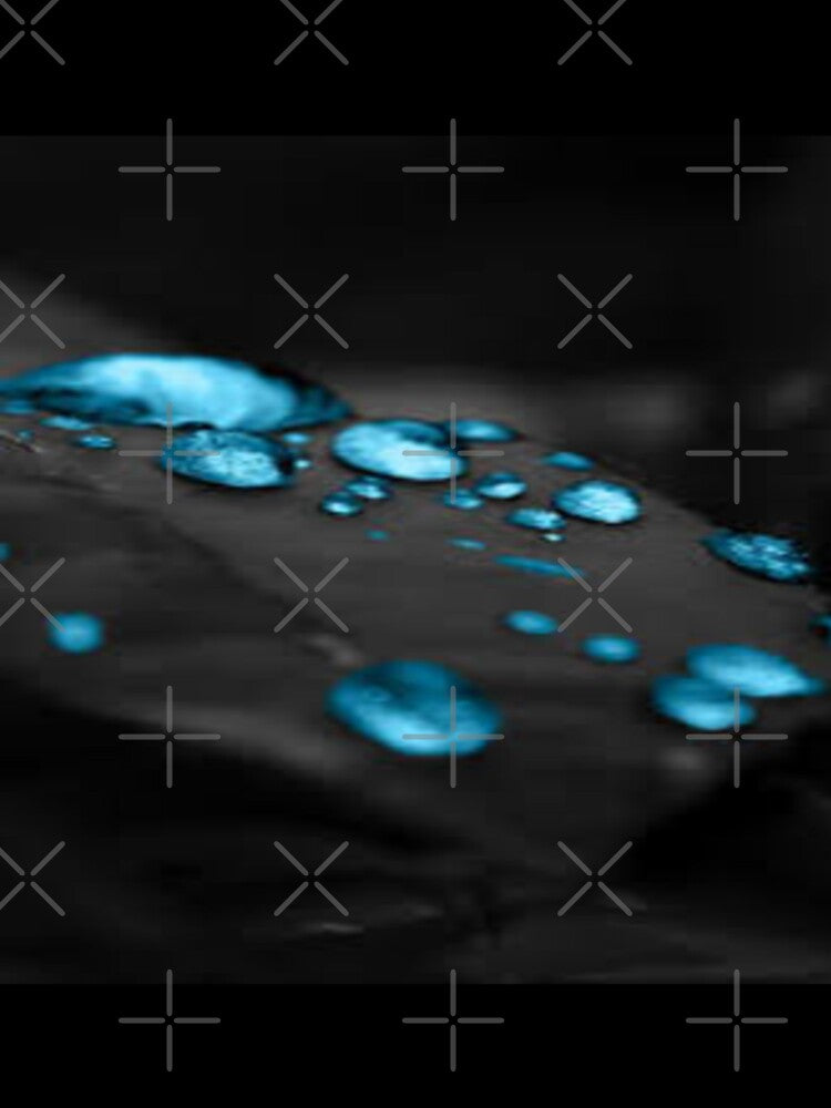 Blue Drops Of water Design by Sameer Shrivastava
