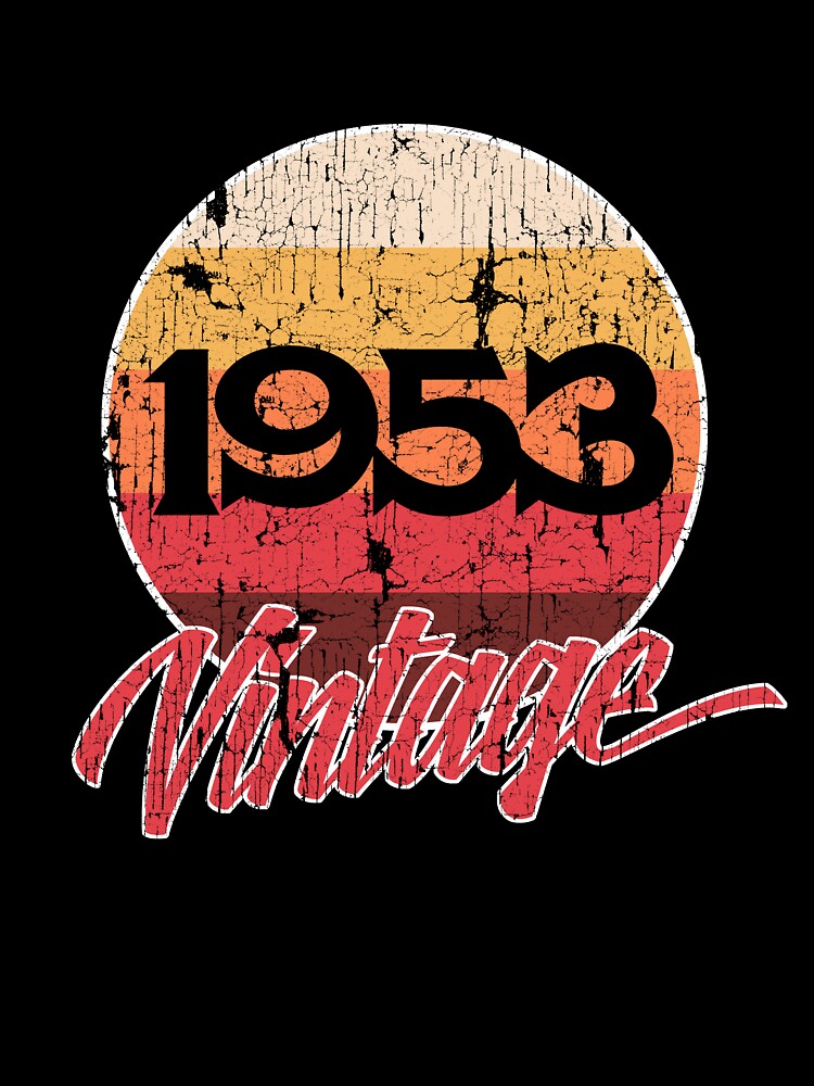 Vintage 1953 50s 65th Birthday T Shirt for Mom Dad Uncle by roarr Hoodie, Sweatshirt | BlankRebels.com (Image 3)
