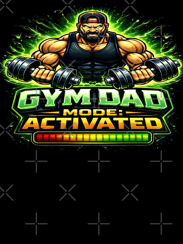 Gym Dad Mode is NOW ACTIVE by PaperGenesis T-Shirts, Hoodie, Sweatshirt | BlankRebels.com (Image 3)