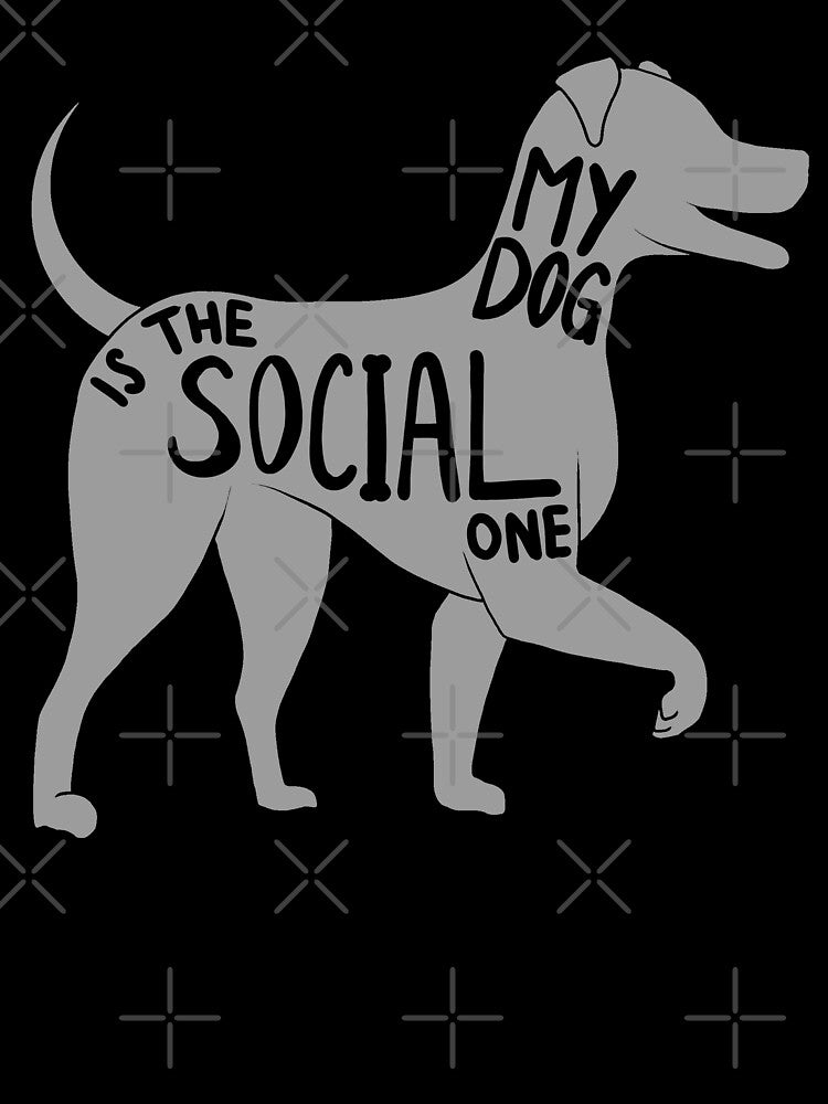 Grey Social dog by Lady Dragonwren T-Shirts, Hoodie, Sweatshirt | BlankRebels.com (Image 3)