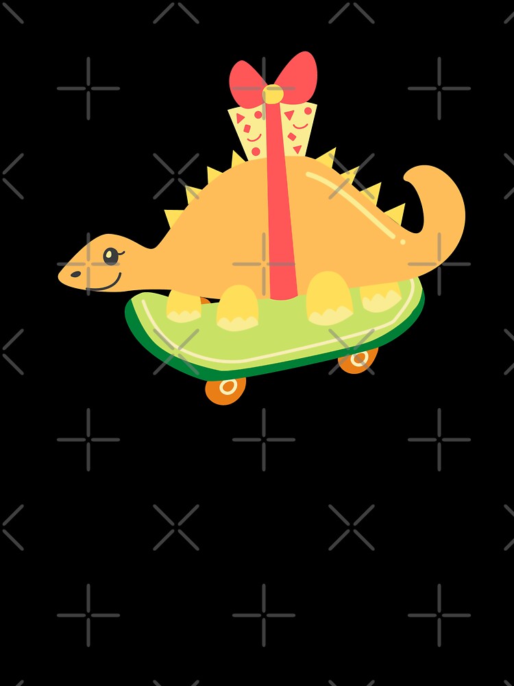 Dinosaur on skateboard Christmas by NomadMessenger T-Shirts, Hoodie, Sweatshirt | BlankRebels.com (Image 3)