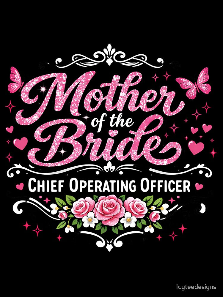 Funny Mother of the Bride Wedding Design by Icyteedesigns T-Shirts, Hoodie, Sweatshirt | BlankRebels.com (Image 3)