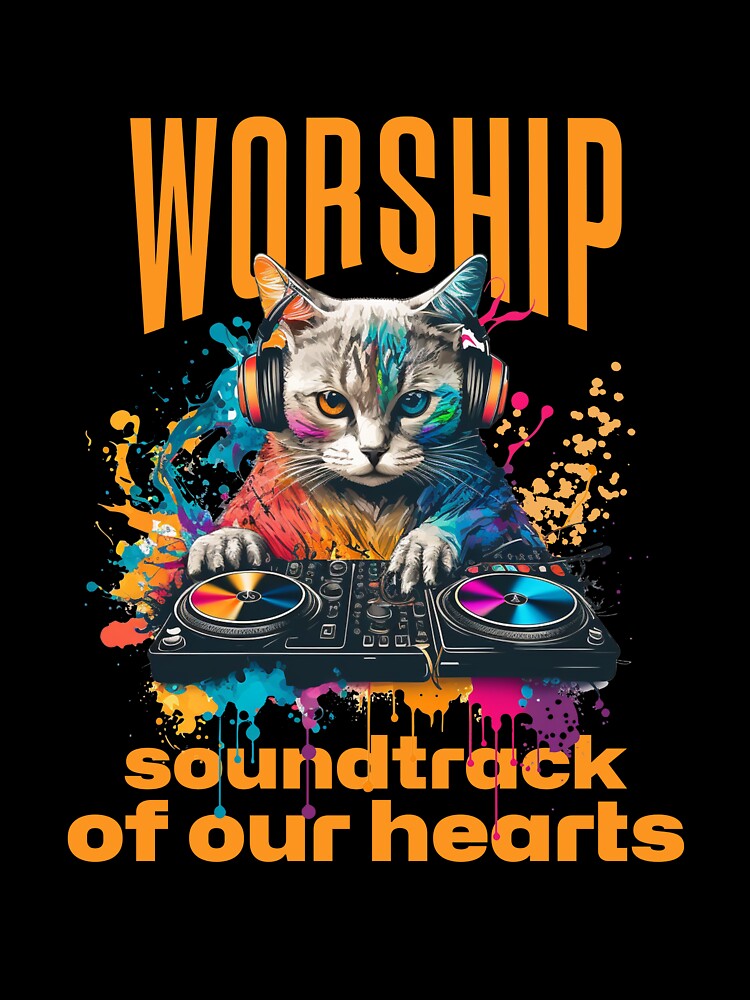 DJing for Jesus: Worship Soundtrack of Our Hearts by JazzyCrafting T-Shirts, Hoodie, Sweatshirt | BlankRebels.com (Image 3)