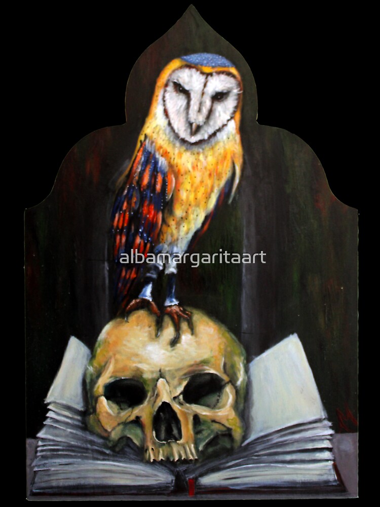 Skull Owl by albamargaritaart T-Shirts, Hoodie, Sweatshirt | BlankRebels.com (Image 3)