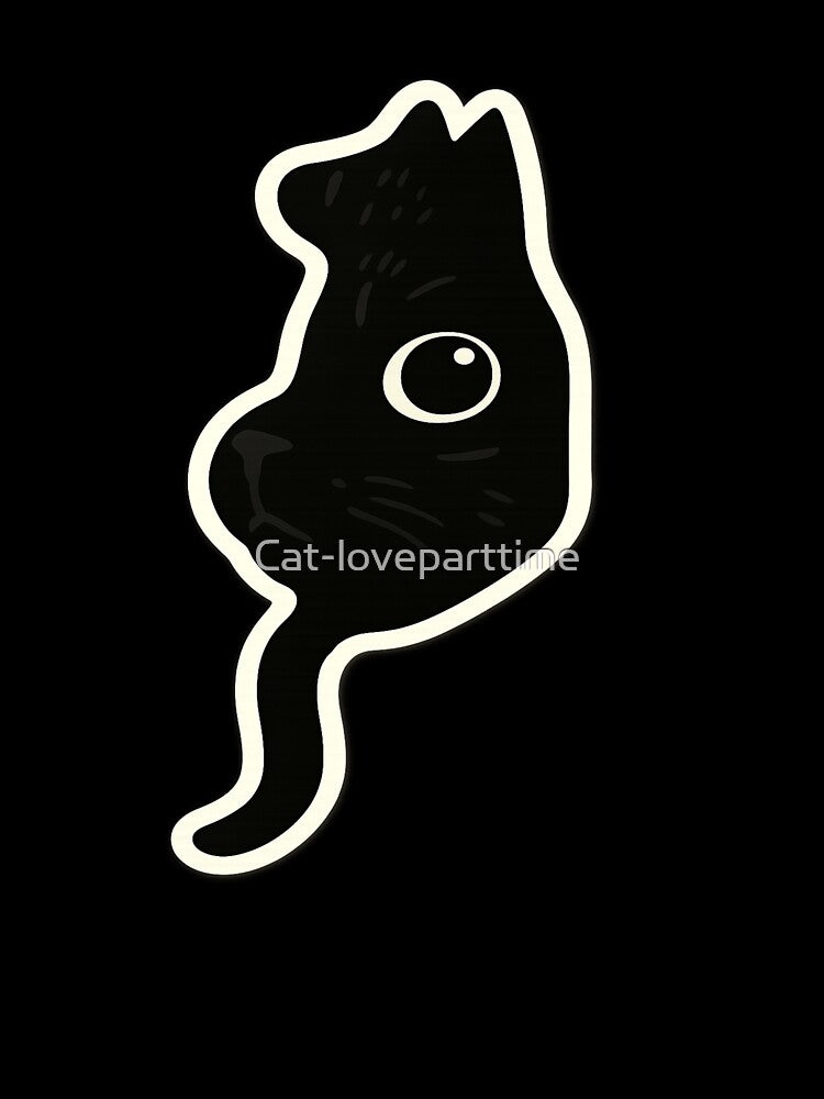 Black cat: Eye of the night hunter by Cat-loveparttime T-Shirts, Hoodie, Sweatshirt | BlankRebels.com (Image 3)