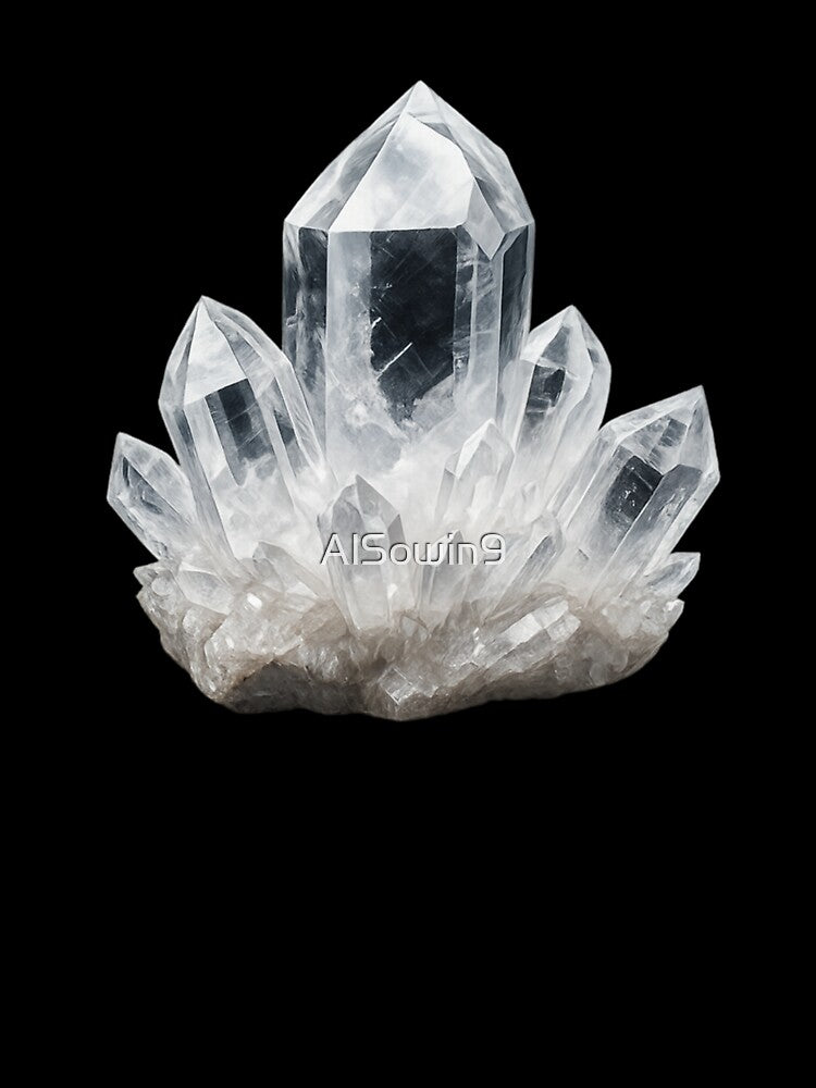 Clear Crystal Quartz Cluster by AlSowin9 T-Shirts, Hoodie, Sweatshirt | BlankRebels.com (Image 3)