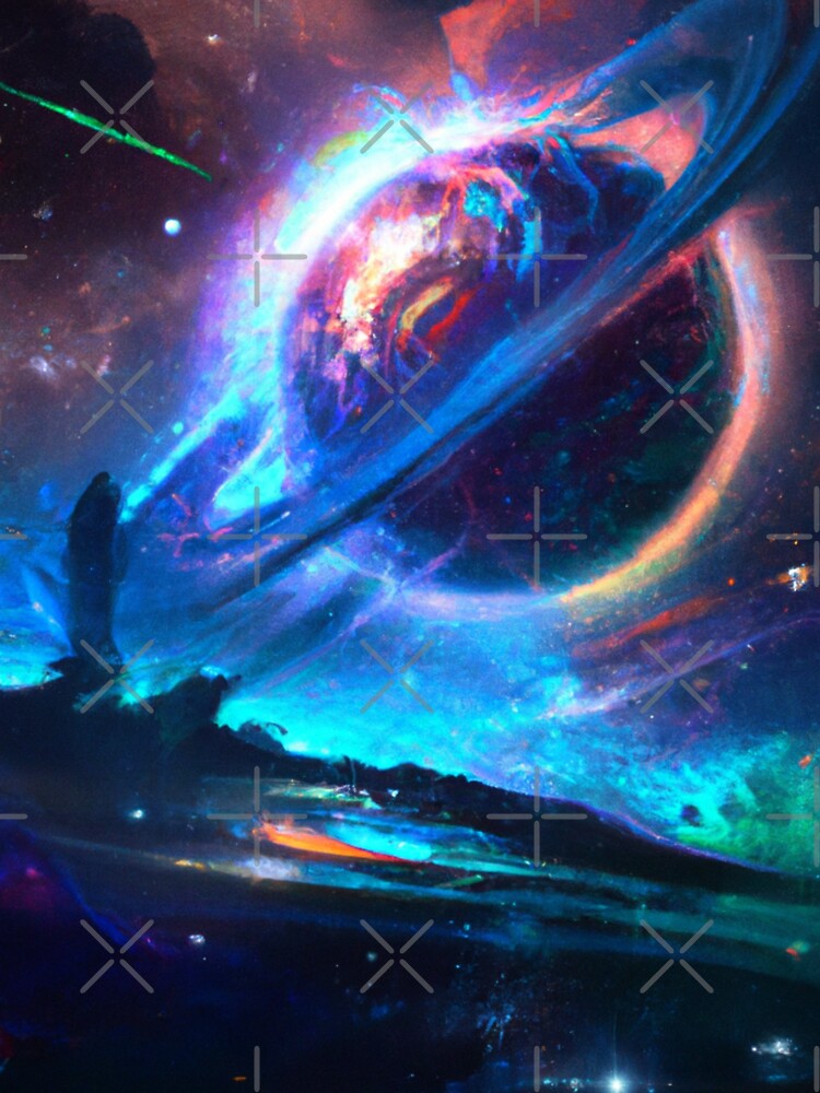 Galactic Sunrise - The Milky Way - Infinite Universe by WBP Mart T-Shirts, Hoodie, Sweatshirt | BlankRebels.com (Image 3)