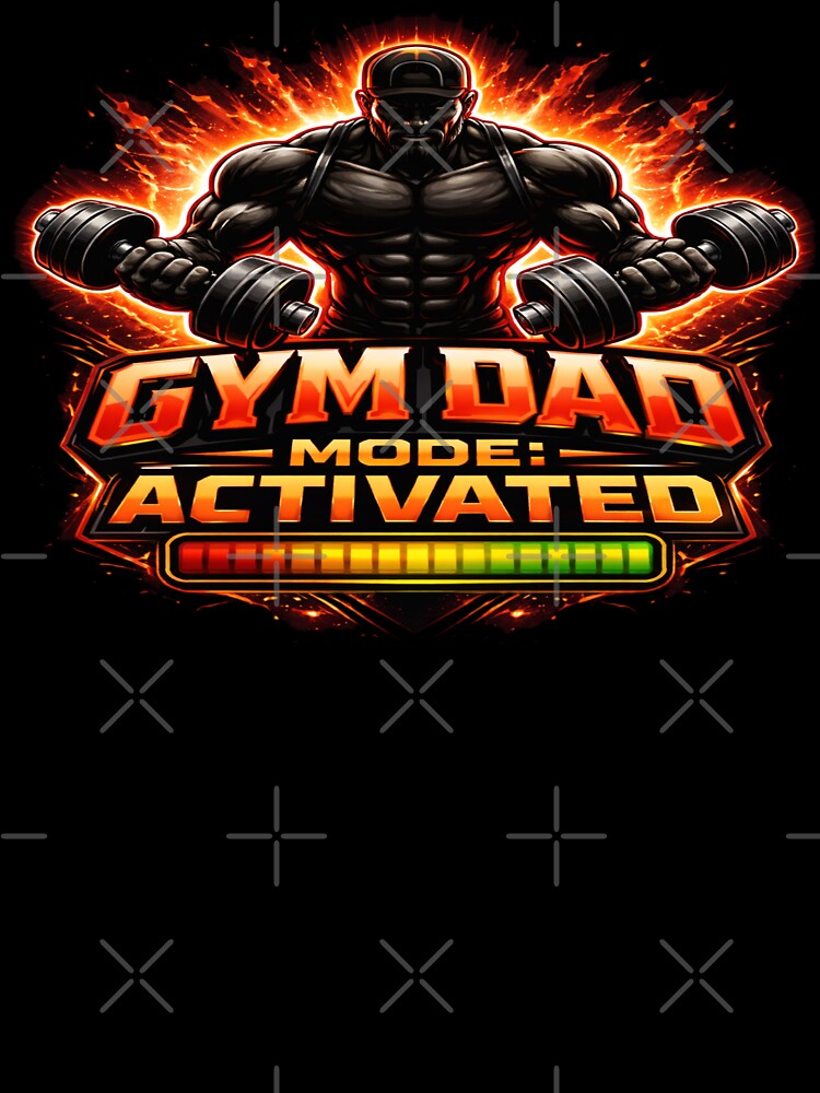 Gym Dad Mode is NOW ACTIVE Fire Verse by PaperGenesis T-Shirts, Hoodie, Sweatshirt | BlankRebels.com (Image 3)
