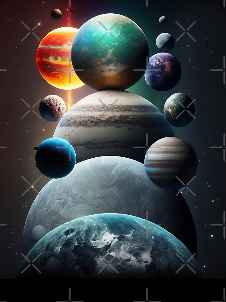 Planets in the system very close by AloneARTS T-Shirts, Hoodie, Sweatshirt | BlankRebels.com (Image 3)