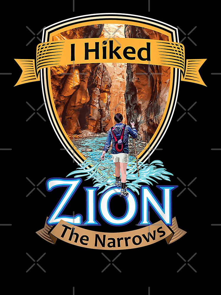 I hiked the Narrows - Zion National Park, Utah by Auntbee63 T-Shirts, Hoodie, Sweatshirt | BlankRebels.com (Image 3)
