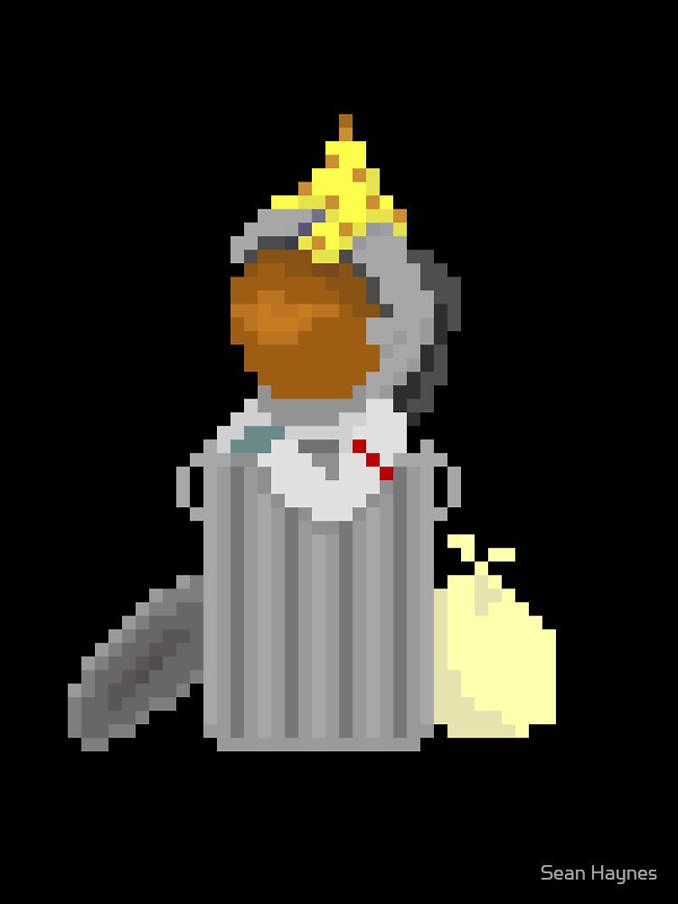 Trashtronaut Pixel art by Sean Haynes
