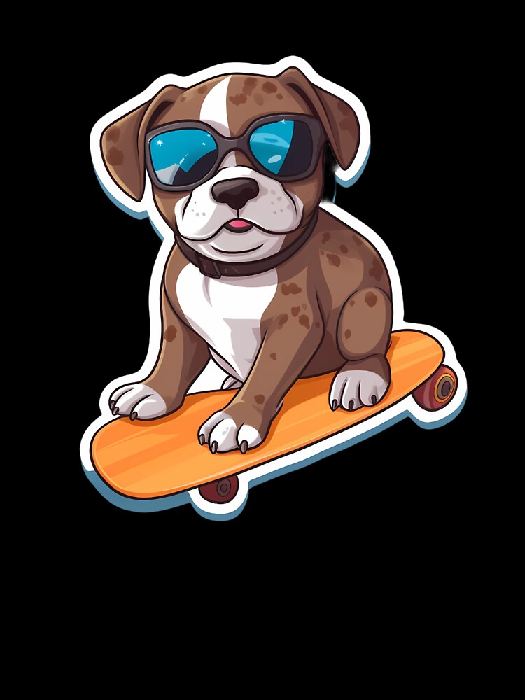 Skateboard Pit Bull by Jdelgado813 T-Shirts, Hoodie, Sweatshirt | BlankRebels.com (Image 3)