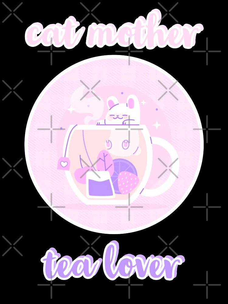 cat mother ~ tea lover by milk-bun T-Shirts, Hoodie, Sweatshirt | BlankRebels.com (Image 3)