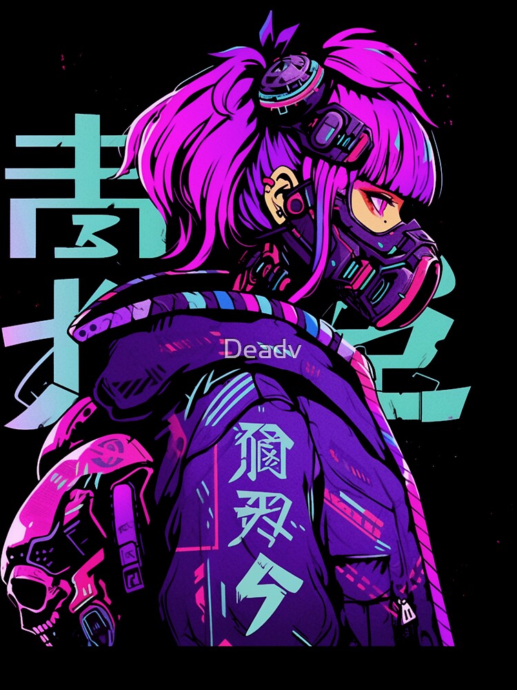 in ciberpunk girl by Deadv T-Shirts, Hoodie, Sweatshirt | BlankRebels.com (Image 3)