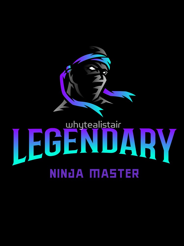 Legendary Ninja Master - Gaming T-Shirt by whytealistair Hoodie, Sweatshirt | BlankRebels.com (Image 3)
