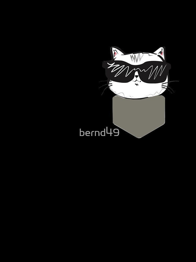 Funny Pocket Cat by bernd49 T-Shirts, Hoodie, Sweatshirt | BlankRebels.com (Image 3)