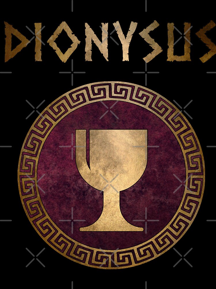 Dionysus Greek God of Wine Symbol by Agema Apparel