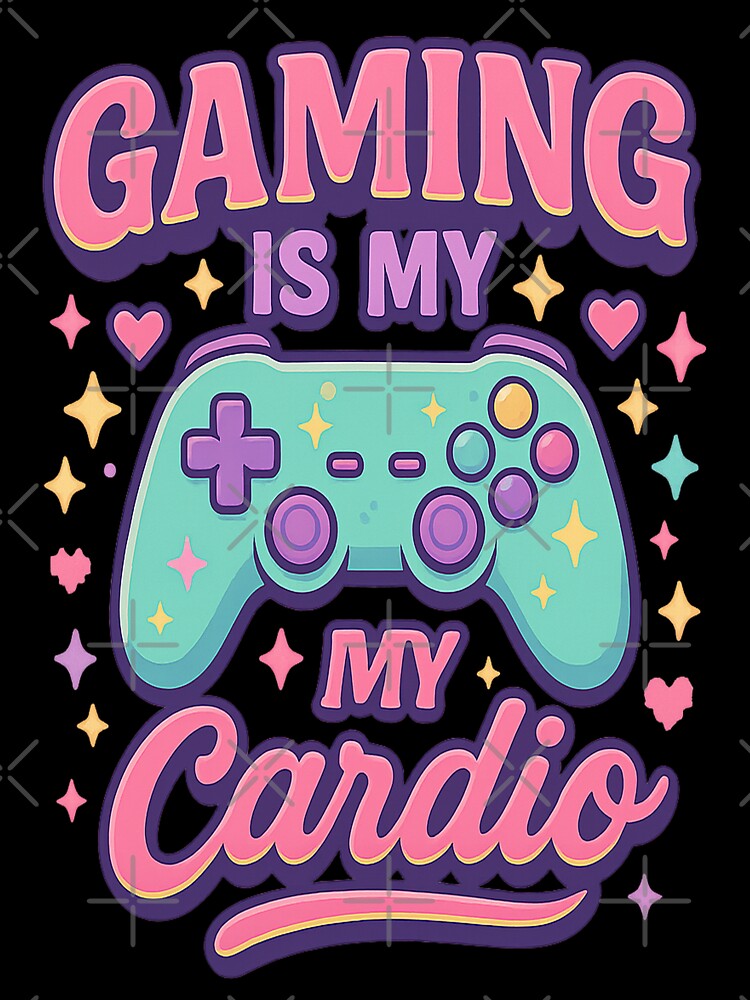 gaming is my cardio by Designs-2-The-T T-Shirts, Hoodie, Sweatshirt | BlankRebels.com (Image 3)