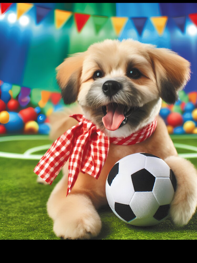 Funny Animals Playing Soccer Football Team, Kids Sports Animal Lover Gift, two by E.D.CH designs.