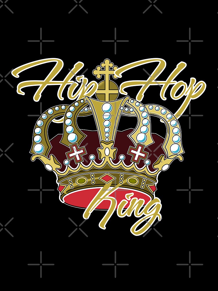 Hip Hop King & Crown - Gold - by onjcdesign T-Shirts, Hoodie, Sweatshirt | BlankRebels.com (Image 3)